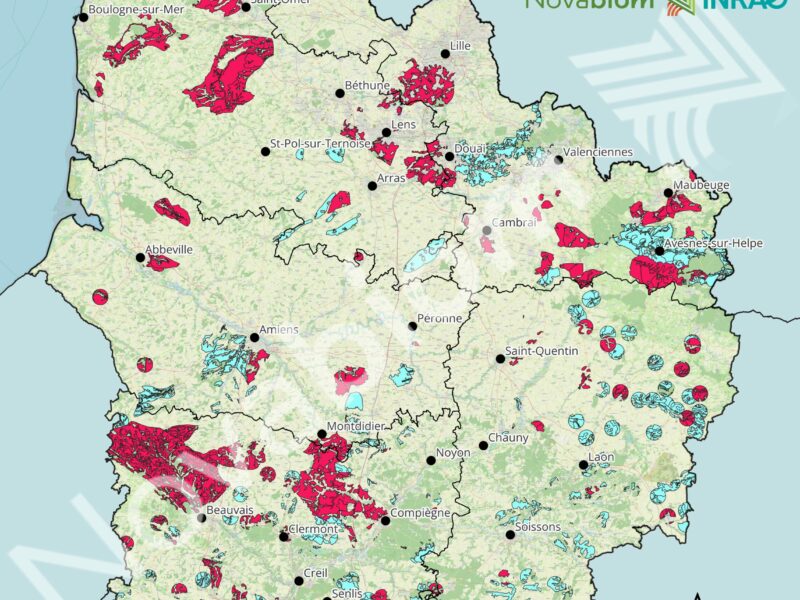 les zones d'implantation favorables au miscanthus pour la qualité de l'eau
