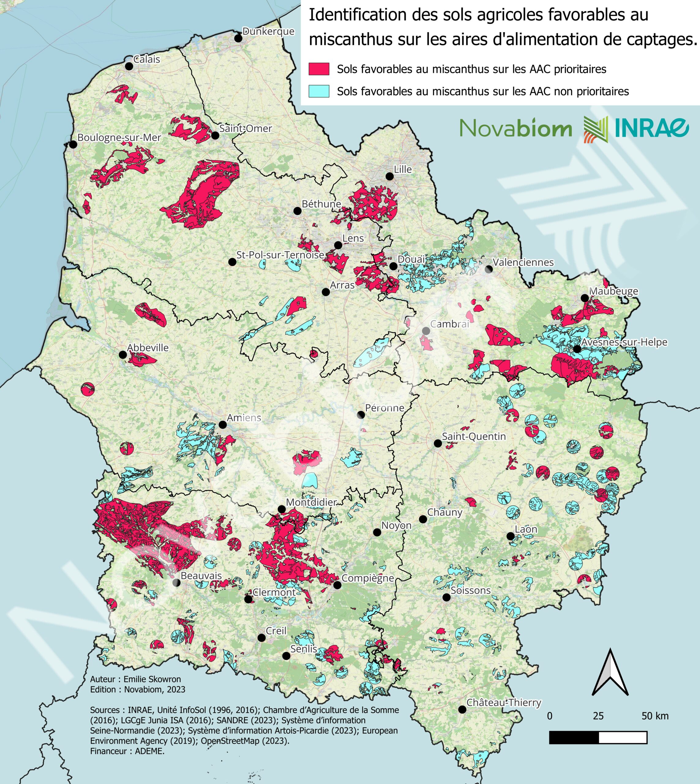 areas where miscanthus can be planted to improve water quality