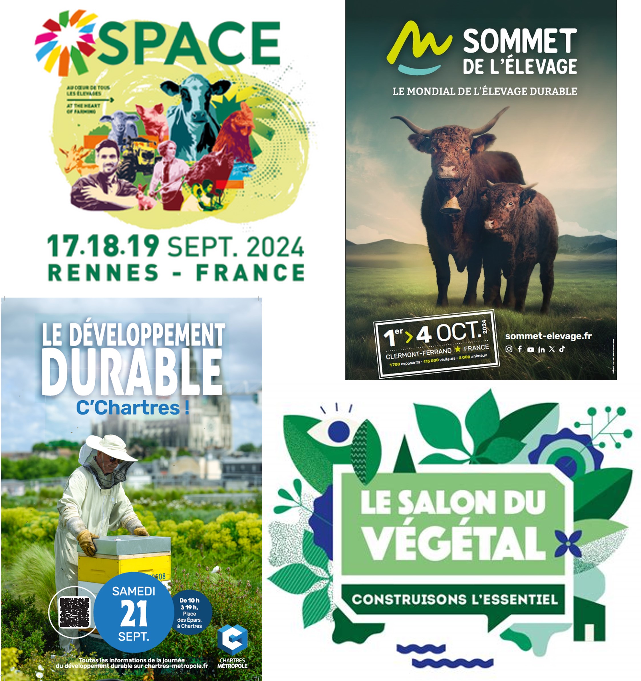 Affiches salons rentrée 2024
