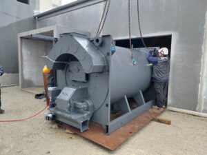 Chaudière miscanthus pour les logements de Douarnenez Habitat.
